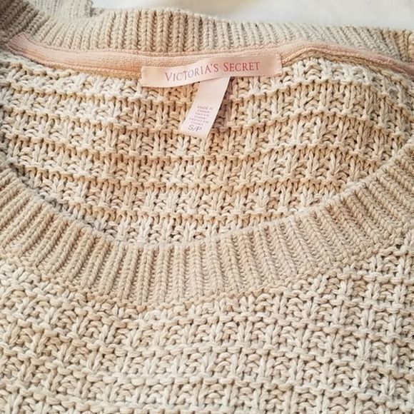 Victoria's Secret Cream Knit Sweater Size S - Picture 3 of 3